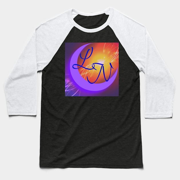 Cresent LN Baseball T-Shirt by LunaNite